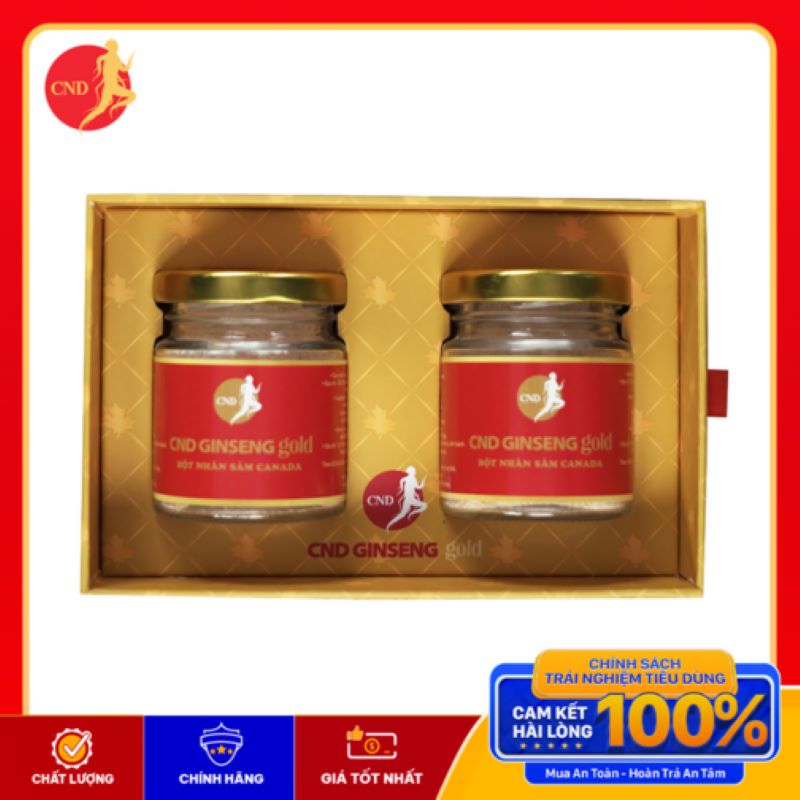 Bột nhân sâm CND Ginseng Gold set 2
