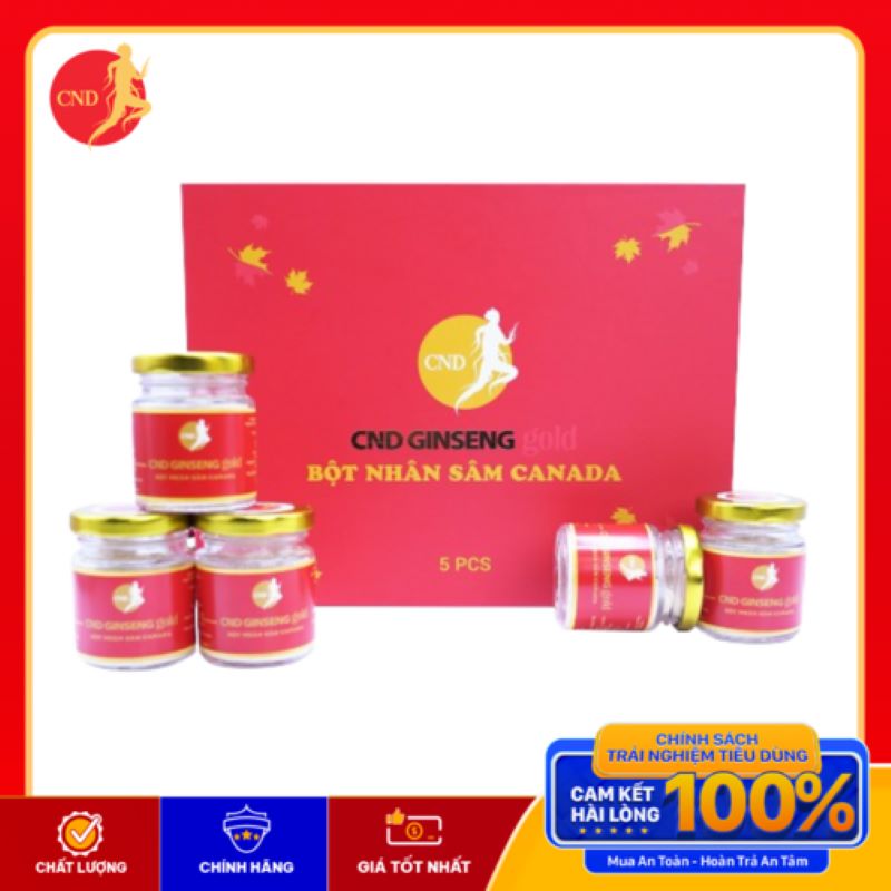 Bột nhân sâm CND Ginseng Gold set 5