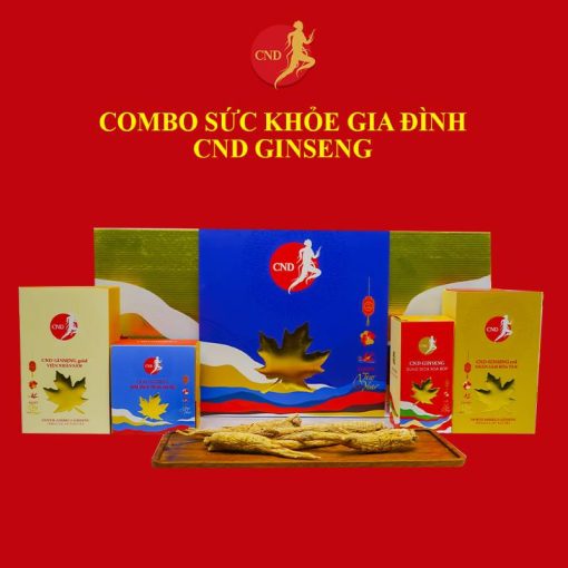 Combo sức khỏe gia đình CND Ginseng 2