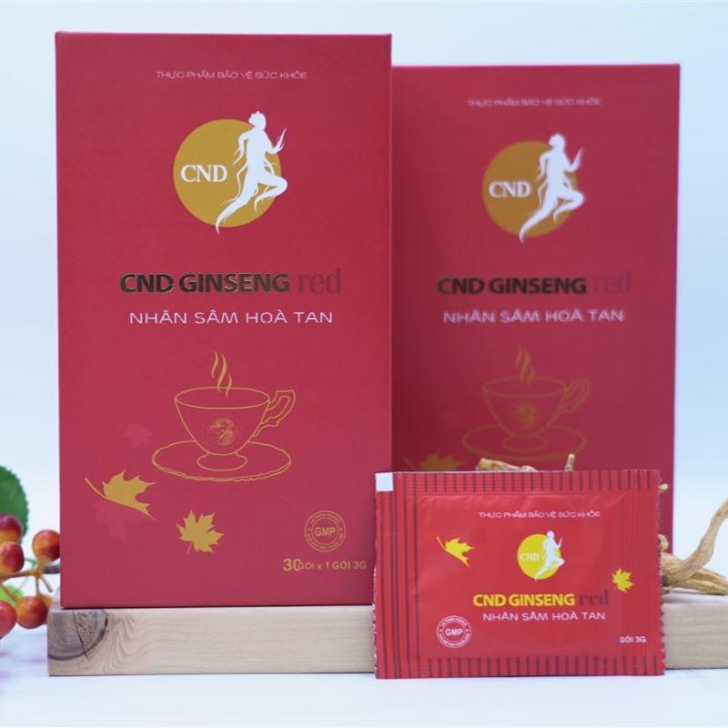 Nhân sâm hòa tan CND Ginseng Red 30 gói 12