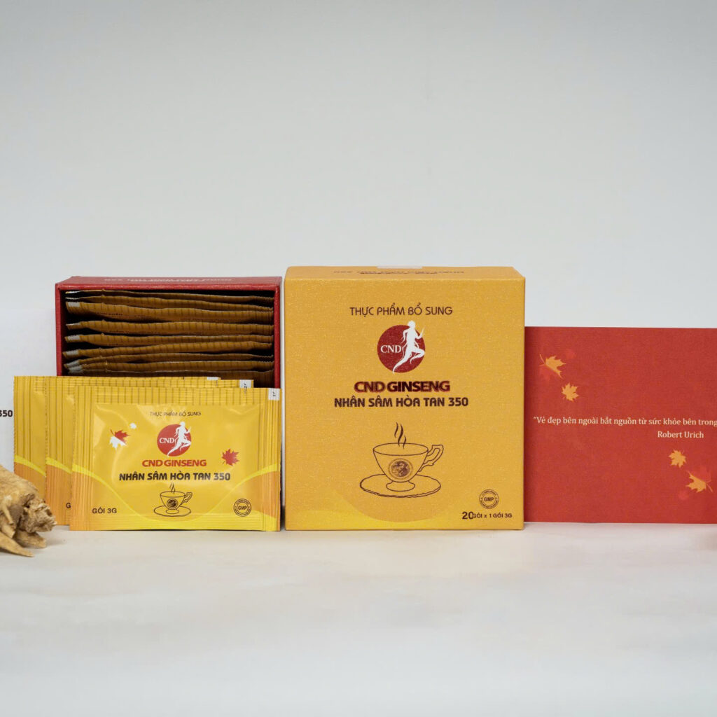 Alternative view of Nhân sâm hoà tan 350 loại 20 gói